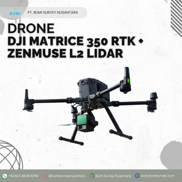 Jual DJI MATRICE + LIDAR - Bumi Survey