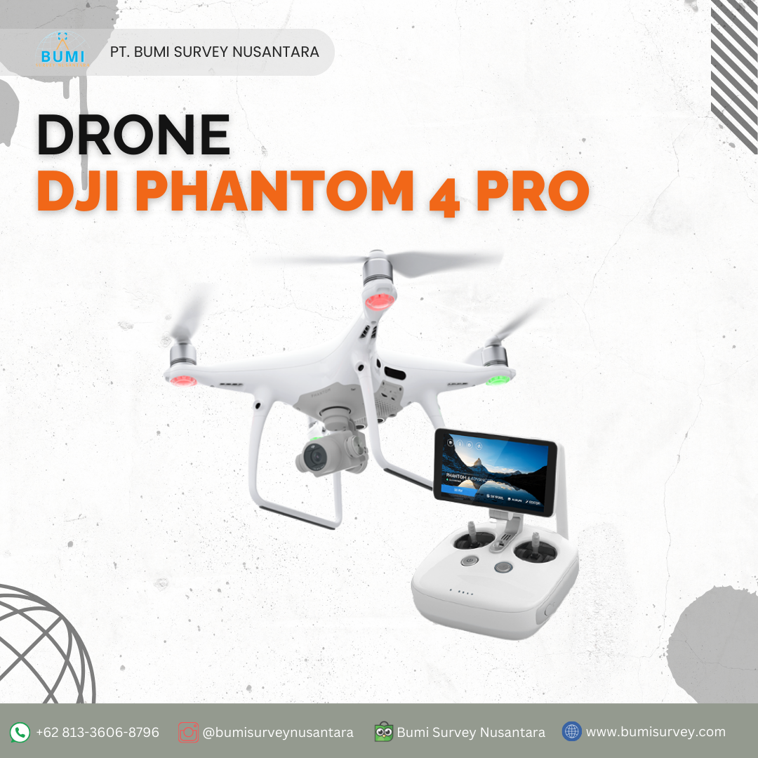 DJI PHANTOM 4 PRO - bumi survey - Bumi Survey Nusantara - Sewa alat survei dan pemetaan