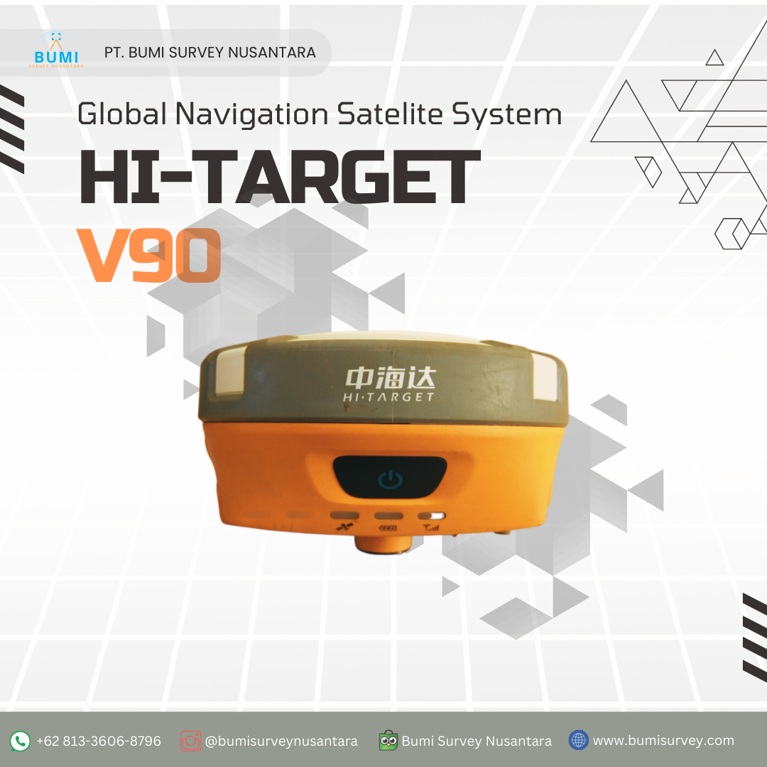 GNSS HITARGET V90 - bumi survey nusantara - jual dan sewa alat survei dan pemetaan